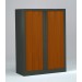 Armoire à rideaux PP 43x120x136 cm - Rideaux décor bois